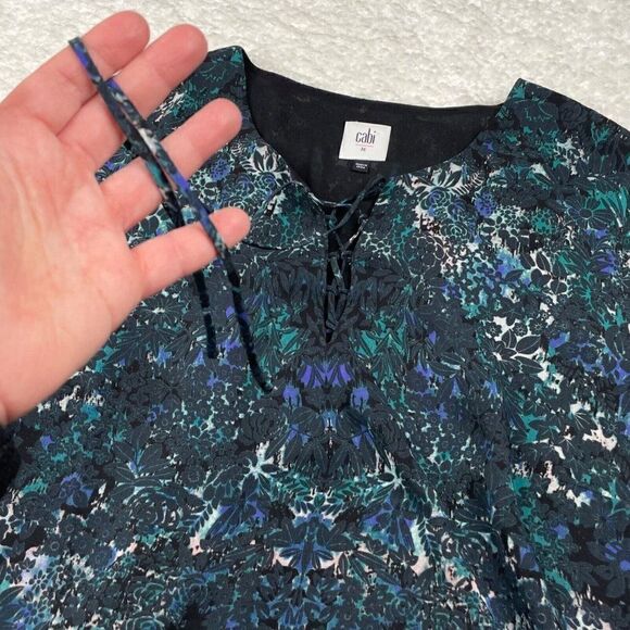 Cabi Noel Eternity Lace Up Dress Damask Floral - Picture 7 of 12